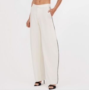 Nonchalant Evra Cream Wide-Leg Pants XS